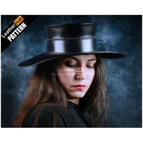 выкройка шляпы чумного доктора