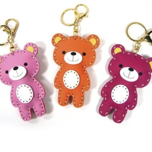 Выкройка брелки для ключей и сумок мишки