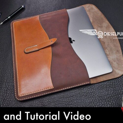 Чехол папка из кожи для MacBook