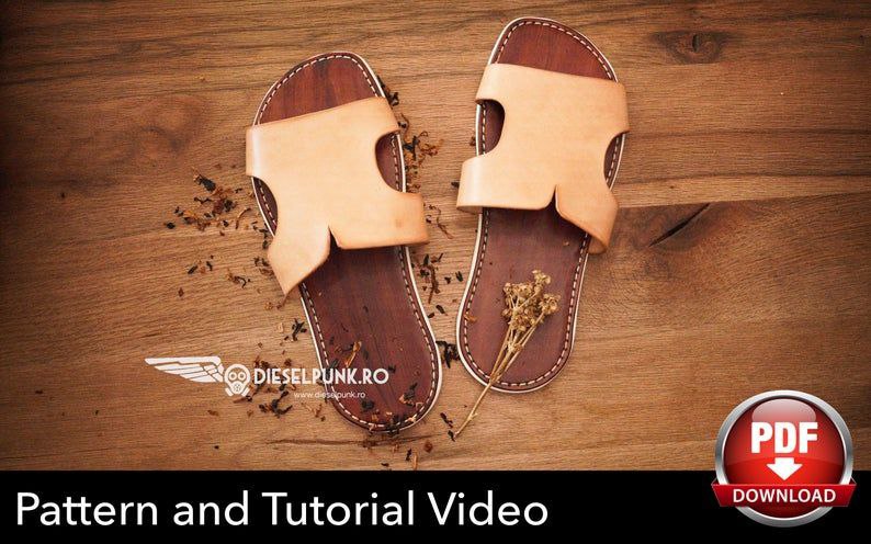 Выкройка шлёпанцы от Тони1