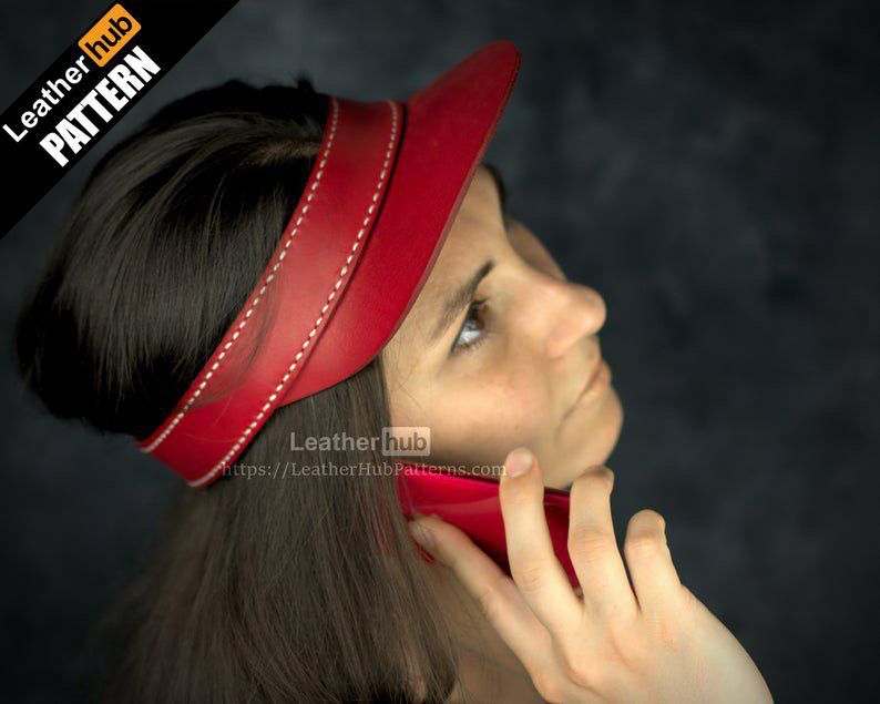 Выкройка солнцезащитный козырёк Leather Hub 1 Выкройка солнцезащитный козырёк